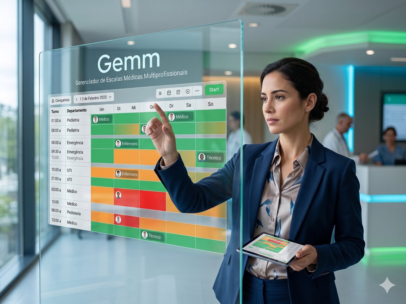 Gestão de escalas médicas